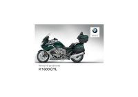 BMW K 1600GTL - Navod na pouzivanie SK 2018